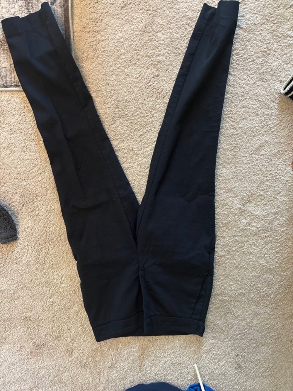 Zara Black Dress Trousers Elastic Waist